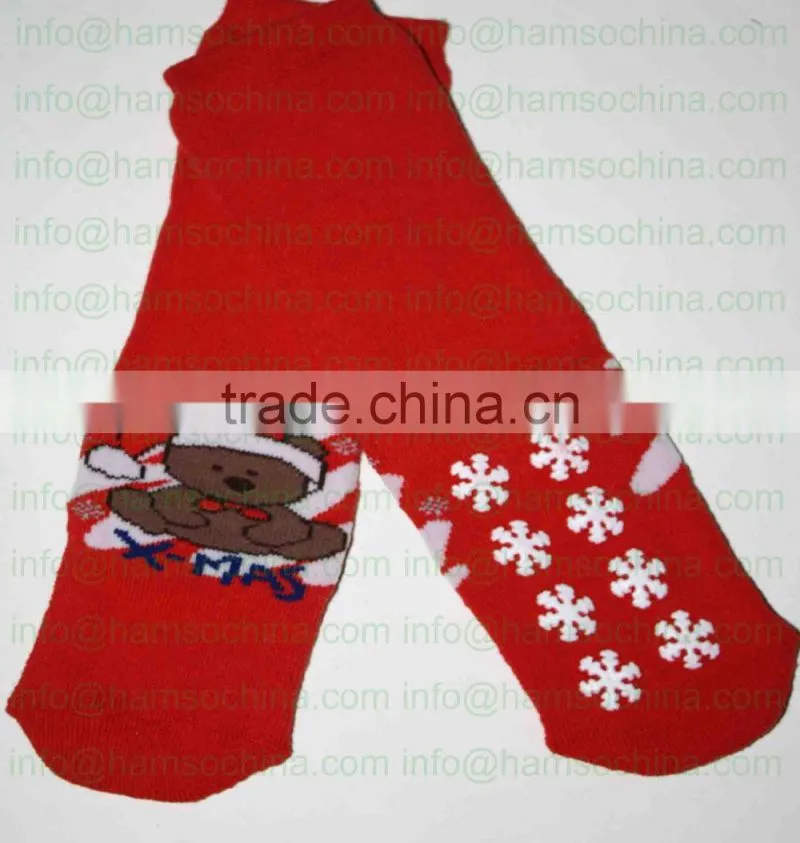 adult cushion terry padding anti slip sock