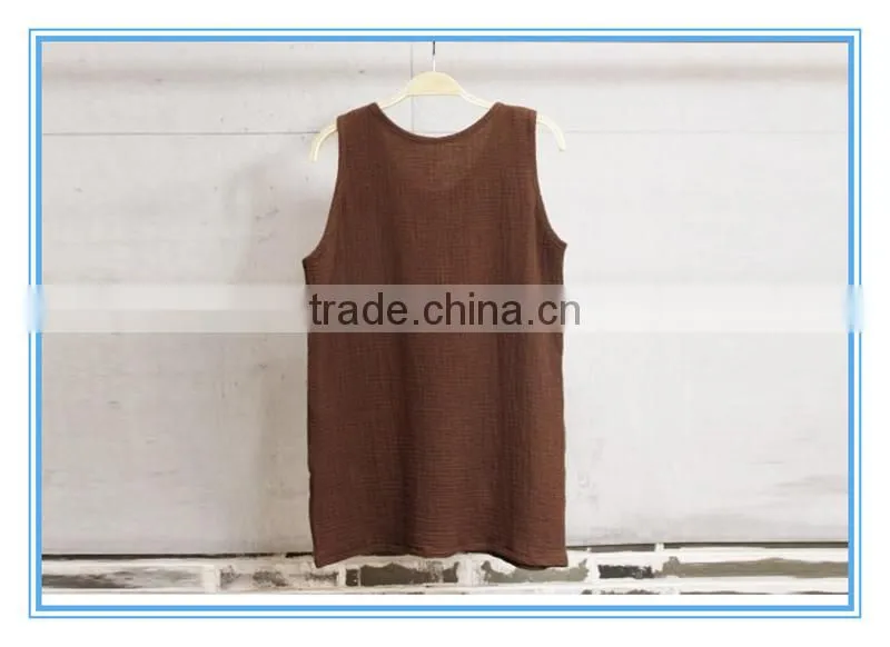 2016 Wholesale High Quality Cotton Vintage Vest Women