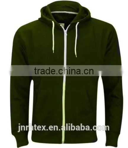 Winter warm 100% cotton custom crewneck hooded sweatshirt