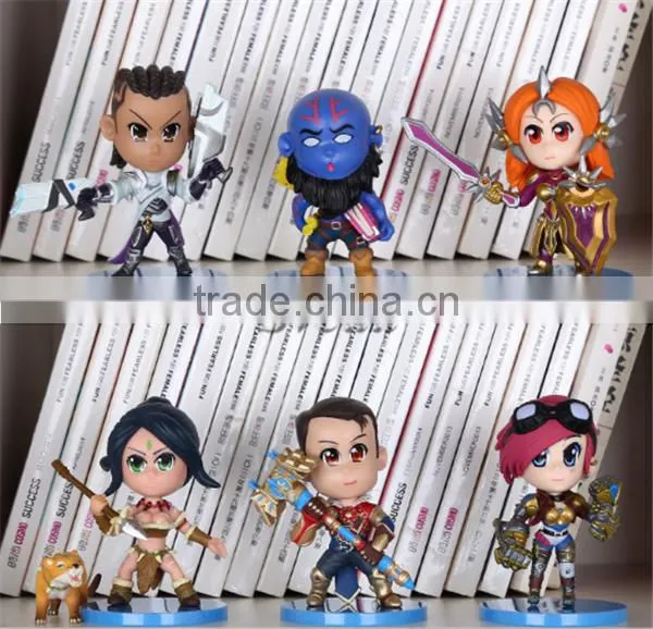 SV-LOL012 (Popular League of Legends )LOL action figure wholesale game toys League of Legends figure set 6pcs with retail box