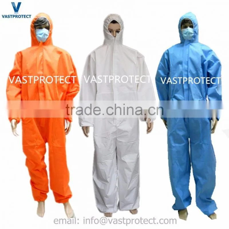 Free Sample Good Quality Disposable SMS Coveralls