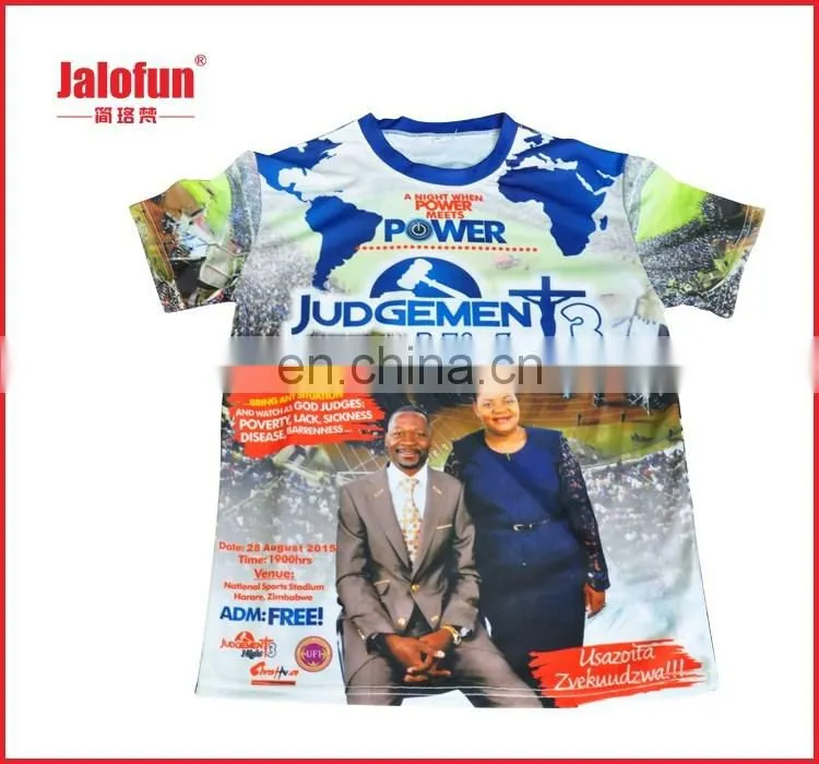 Factory supply custom logo CVC mens a shirt