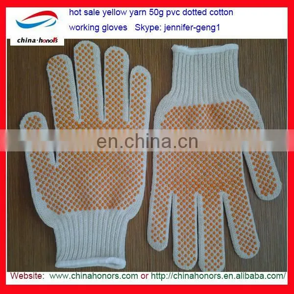 western safety gloves safety working gloves/string knit work gloves