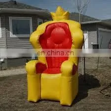 inflatable princess chair /inflatable birthday chair/king throne inflatable chair