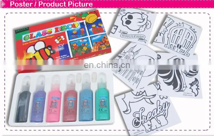 creative WINDOW DECO colorful paint kit for kids