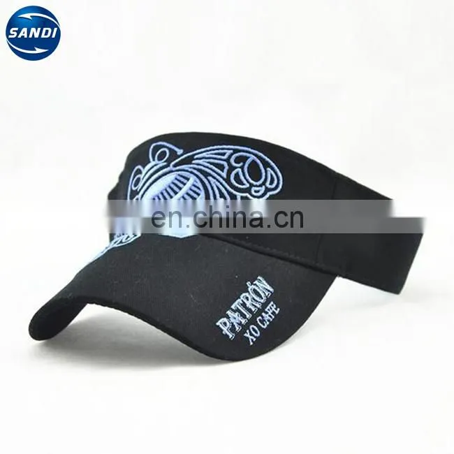 Custom sports adjustable sun visor hat