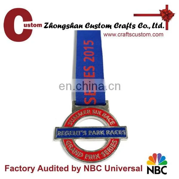 2013 custom cheap 3D logo cut out sports medals