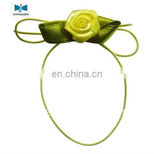 elastic pre tied bow for gift box