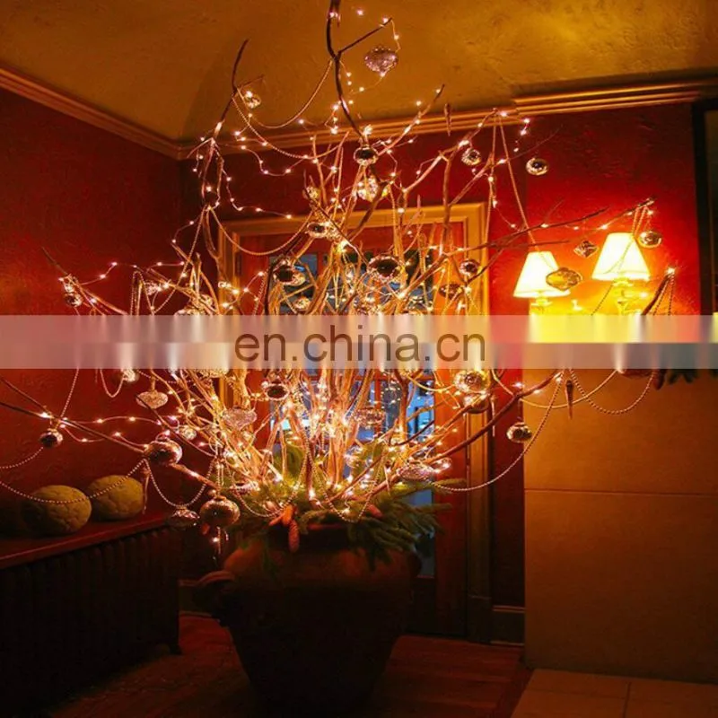 IP65 2020 amazon USB battery box New Fairy Music Christmas LED Copper holiday string Lights With Remote Control