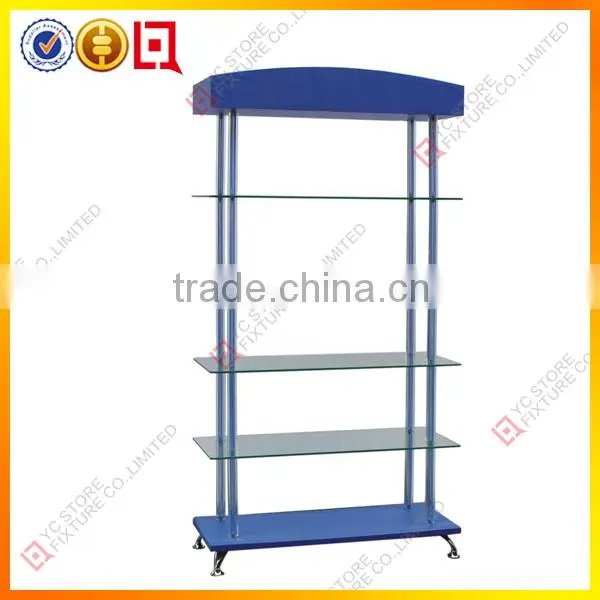 Movable Wooden Clothes Store Display Stand