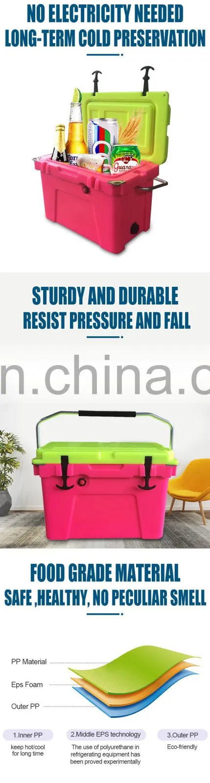 portable cooler box hiking modern camping cans travel travel fishing box ice chest cooler box