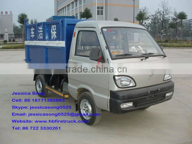 Changan Gasoline engine small garbage truck