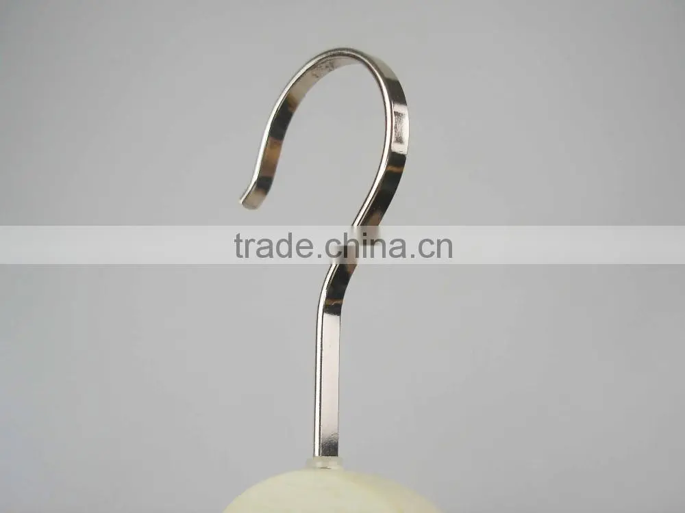 IMY-524 imitation wood grain plastic top hangers for fabric cheap