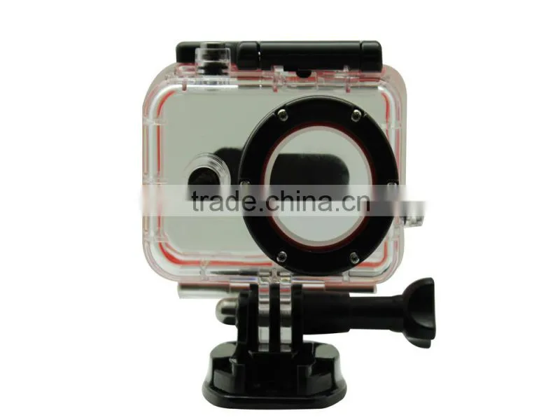 Perfect 60 Meters Deep Waterproof Case for Xiaomi Yi Camera with Full Buttons For Easy Operation On Xiaomi Yi Action Cameras