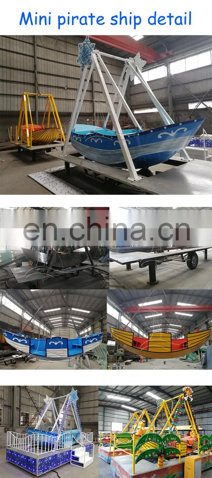 Hot sale outdoor amusement pirate ships mechanical viking boat ship rides for sale