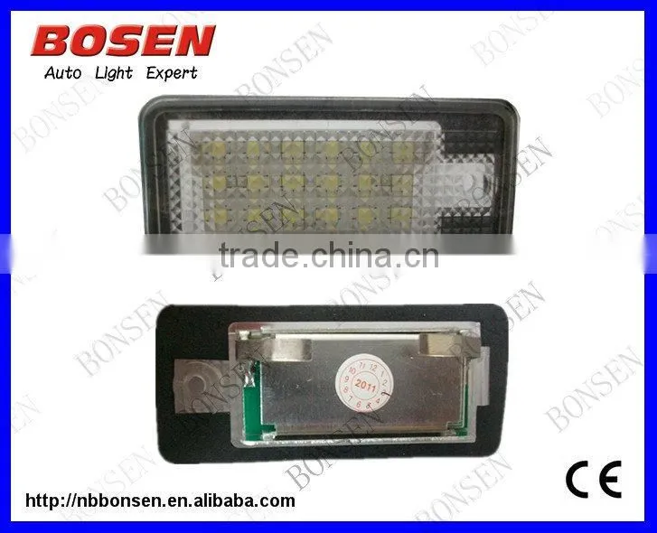 CE certified and resistor built in-side TDI car license plate led lamp