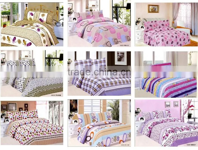 Wholesale printed bedding fabric cheap hotel bedding wholesale