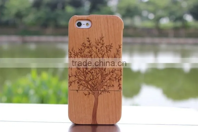 For Apple iphone 6 plus 5.5" wood Case , Bamboo case