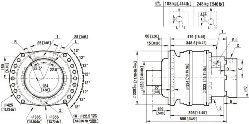 Poclain MS35 Low Speed High Torque Hydraulic Motor for Rolling Machine Super September