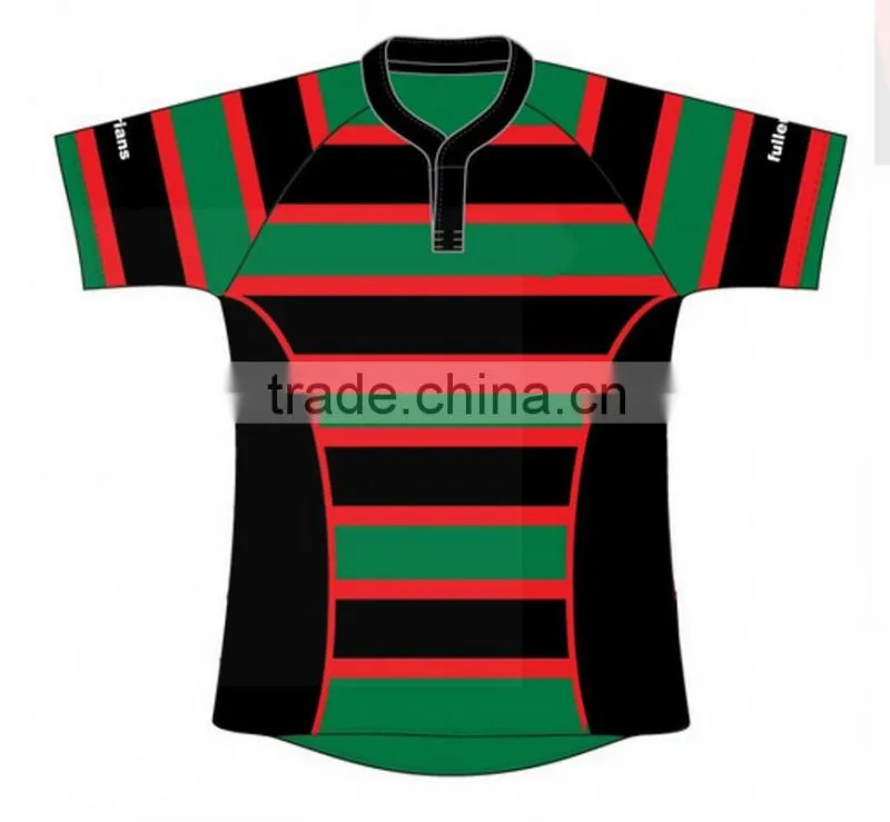 High quality custom made youth rugby shirts