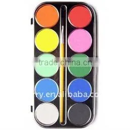 new arrival 6-colour metallic water colour