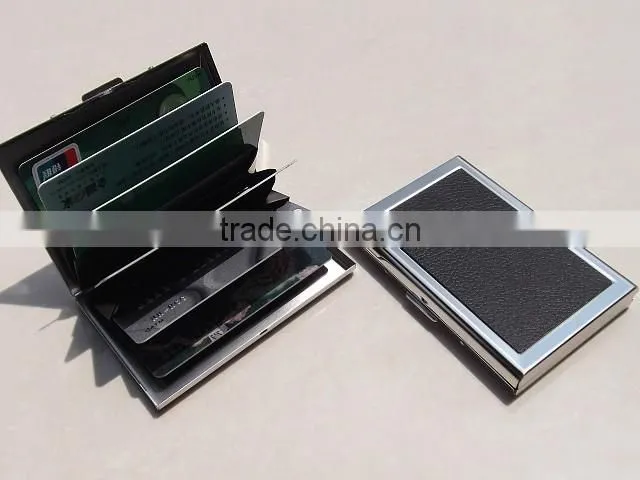 Wallet card of business card wallet plastic business card wallet