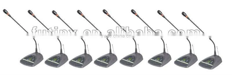OK-8008 UHF/PLL 8 Channel wirelesss microphone system