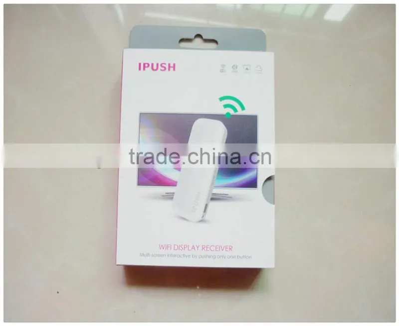 Best selling i Push w1 Wireless HDMI Adapter DLNA / Airplay Receiver ipush dongle