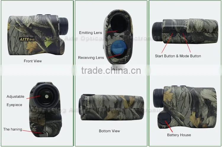 6*24 400m surveying equipment with speed finder