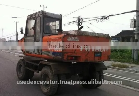 Hitachi Used Excavator EX100WD For Sale Hitachi Wheel Excavator Ex100WD also Ex100WD-1