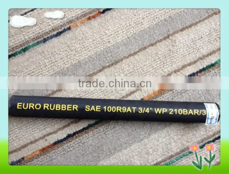 2" SAE 100r9 Hydraulic Hose with Steel Wire Spiraled
