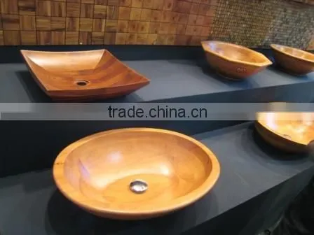 white oak Rectangular Sink wood sink basin