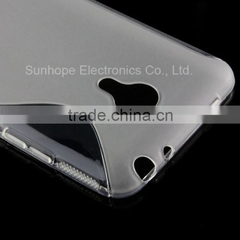 S wave non-slip design mobile cellphone case shell sets for Meizu MX4 case cover