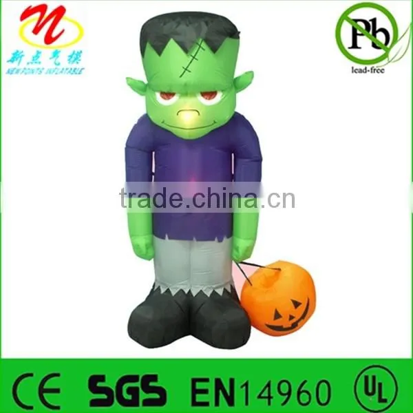 Inflatable alien Halloween lawn decoration