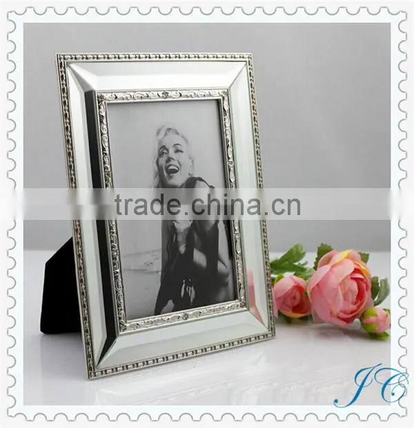Best Sale Sliver Plated Mirror Photo picture Frame With High Quality