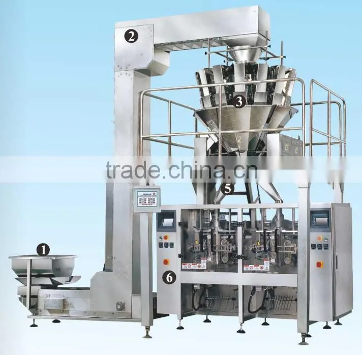 potato chip plastic bag packaging machine for milk food