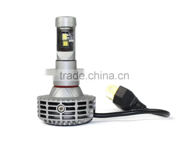 All in one fanless design 6th auto LED headlight h4 3000LM LED headlight conversion kit