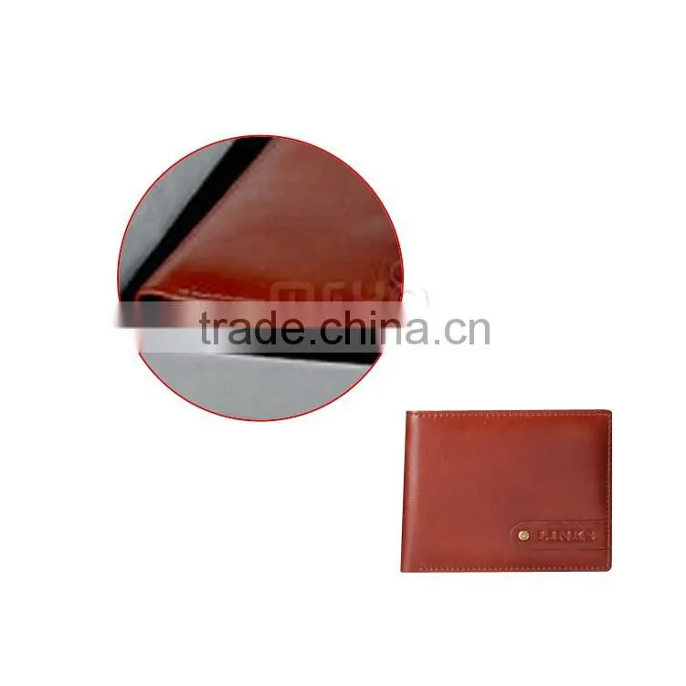 New designed leather wallet purse and PU leather belt birthday gift set