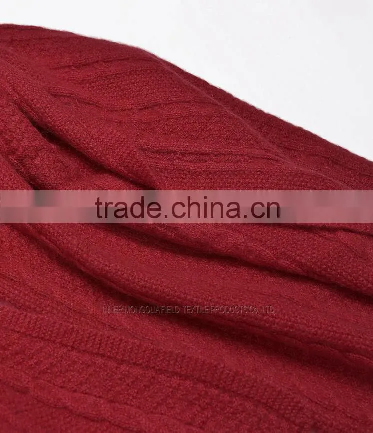 Huhhot Handmake Cashmere Knitted Baby Blanket