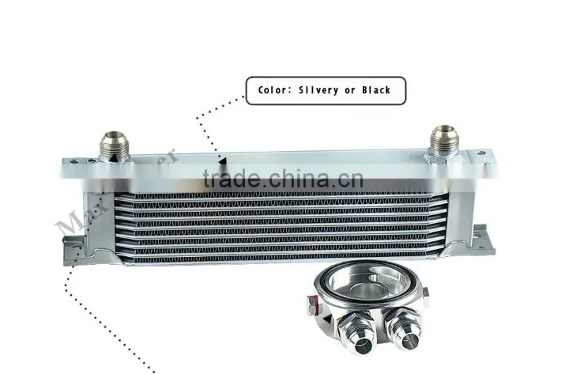 Auto Aluminum Different Row With Different Adapter oil cooler kit Suit for Racing Cars