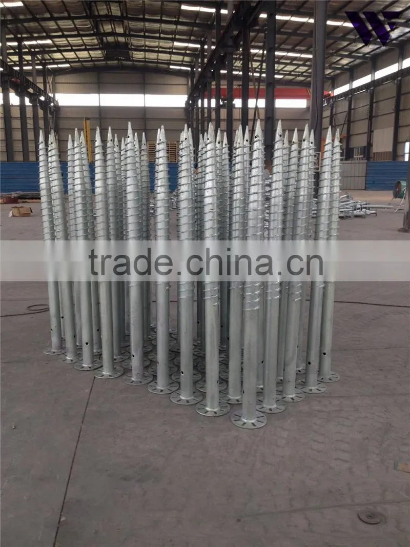 Solar panel ground screw anchor factory price