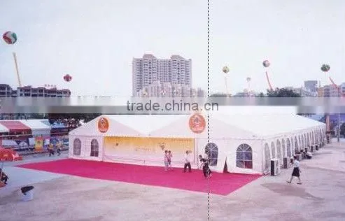 Luxury Aluminum Structure Glass Wall Exhibition Marquee Fair Tent