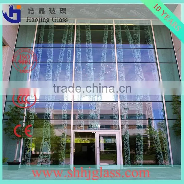hot sale curtain wall insulated tempered double glazing glass with CE