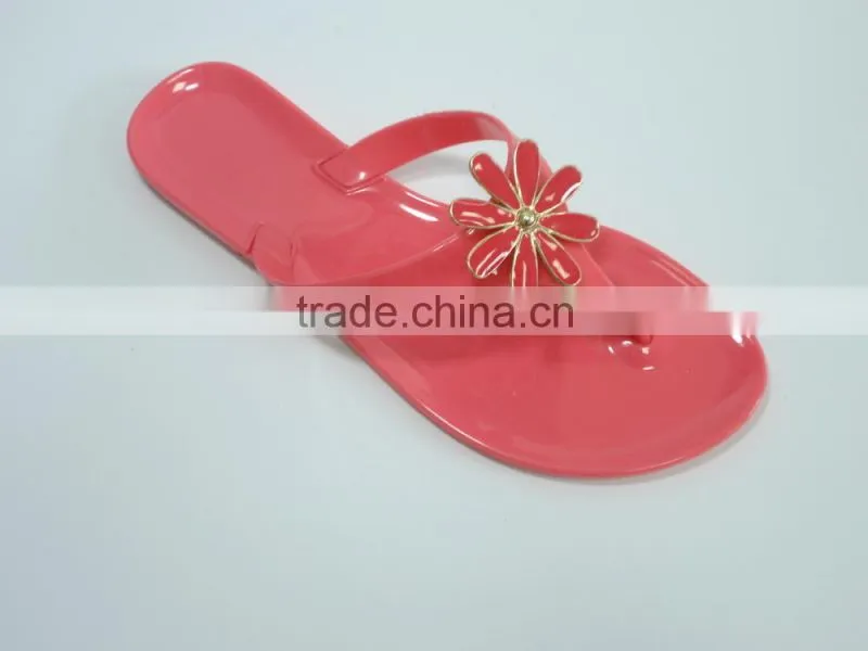 PVC Jelly Good quality T strap Slipper 2015