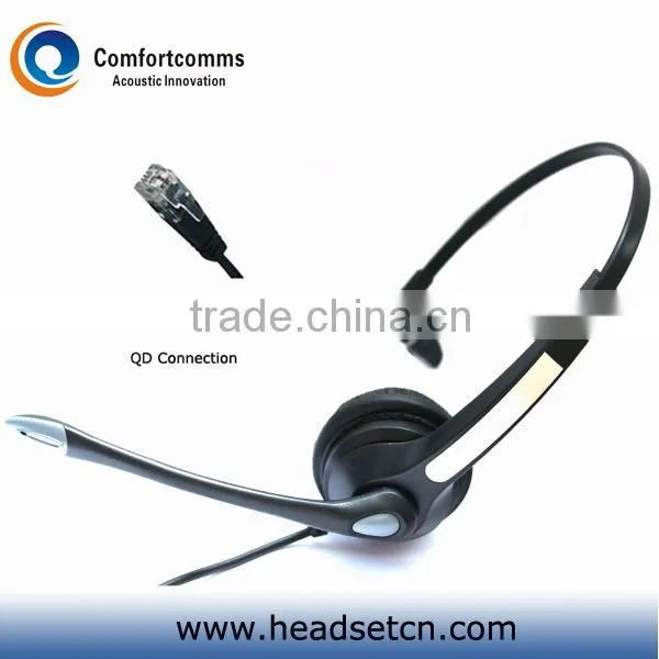 Binaural telecom headset with rj plug HSM-902NPQDRJ