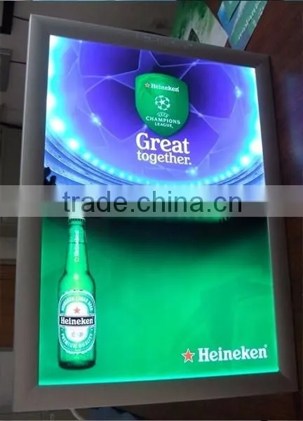 Edgelight AF13 Clip Type Single side Advertising display rectangle Aluminous light box made in Shanghai China