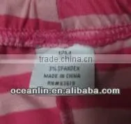 100% cotton baby girl's pants
