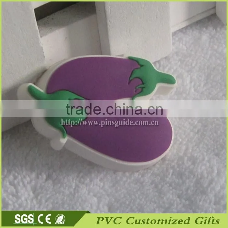 Vegetable shape soft pvc fridge magnet