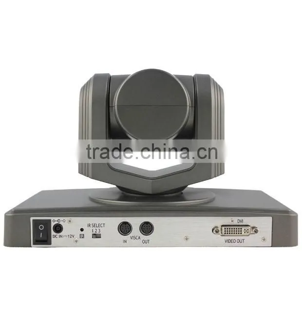 RS-232 Pelco-D Sony VISCA protocol DVI-I video utput 10X Optical Zoom 2.0 Megapixel HD video conferencing camera (SCV-HD388-K2)