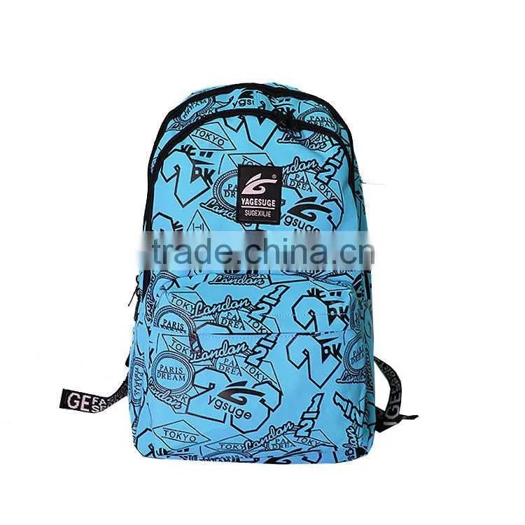 sublimation printing Korean nylon cmping backpack